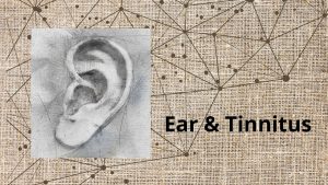 oído y tinnitus